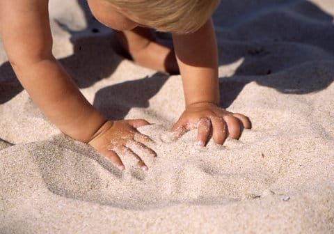 Härligt med sand